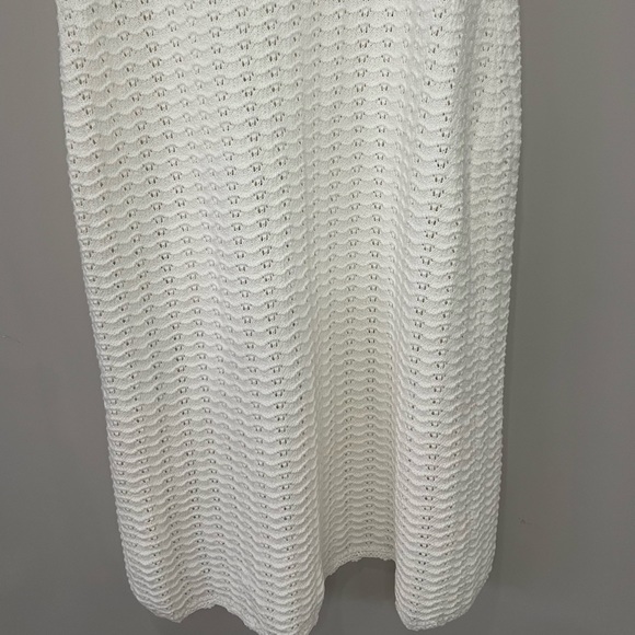 Aritzia Wilfred Evie midi semi sheer crochet midi dress X large - Picture 10 of 16